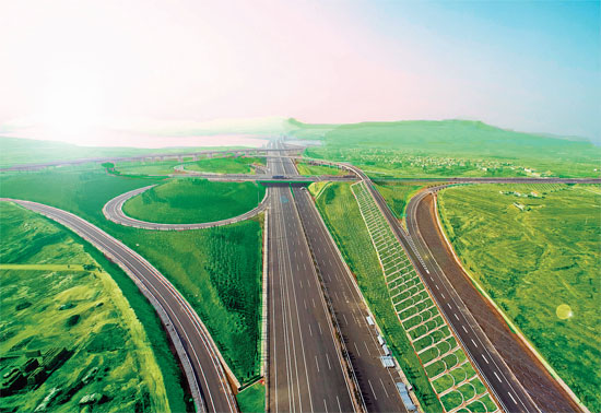 公司70＃沥青、SBS沥青产品用于许禹高速公路